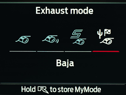 Selectable Exhaust Modes